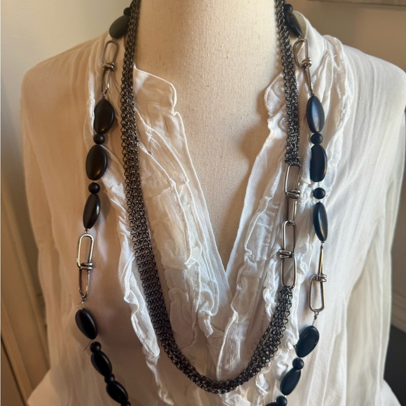 Mignon Faget 🖤 Silver Chain Necklace - Picture 6 of 6